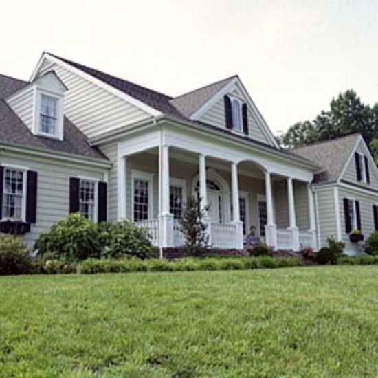 Cape Cod Southern Living style home with 1st Floor Master Suite.