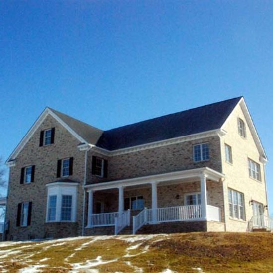 Winner of the 2014 Award of Excellence – Two story all brick colonial home overlooking Deer Creek